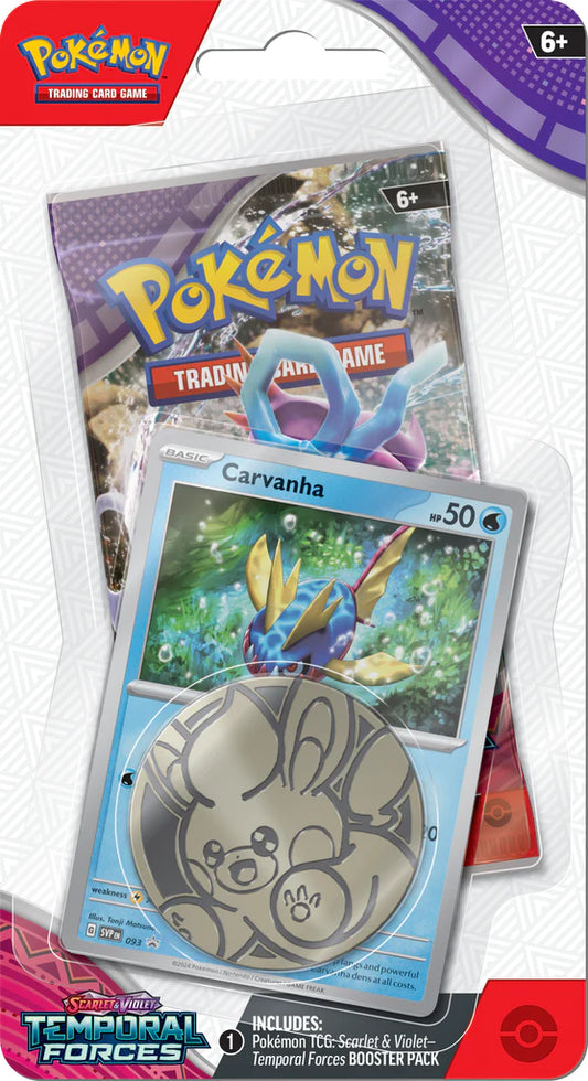 Pokémon - Temporal Forces - Checklane Blister (Carvanha)