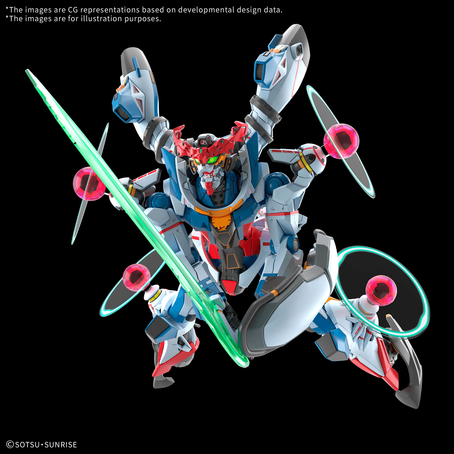 Gunpla - HGGQ 1/144 #01 - GMS-Ω GQuuuuuuX (Endymion Unit Awakened)