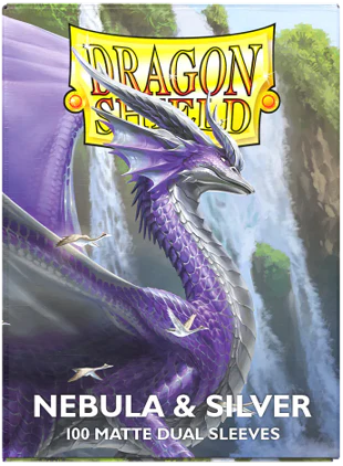 Dragon Shield - Standard Size - Nebula & Silver 100CT