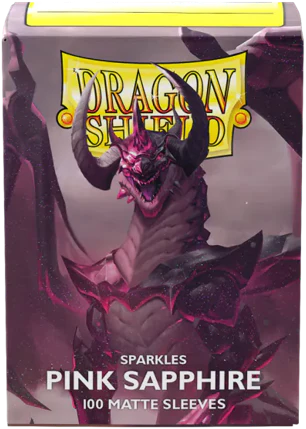 Dragon Shield - Standard Size - Matte Pink Saphire 100CT