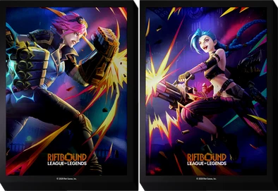 Riftbound - League Of Legends - Sleeves - Vendetta Vi Vs Jinx