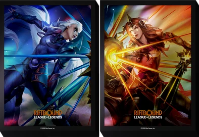 Riftbound - League Of Legends - Sleeves - Vendetta Diana Vs Leona