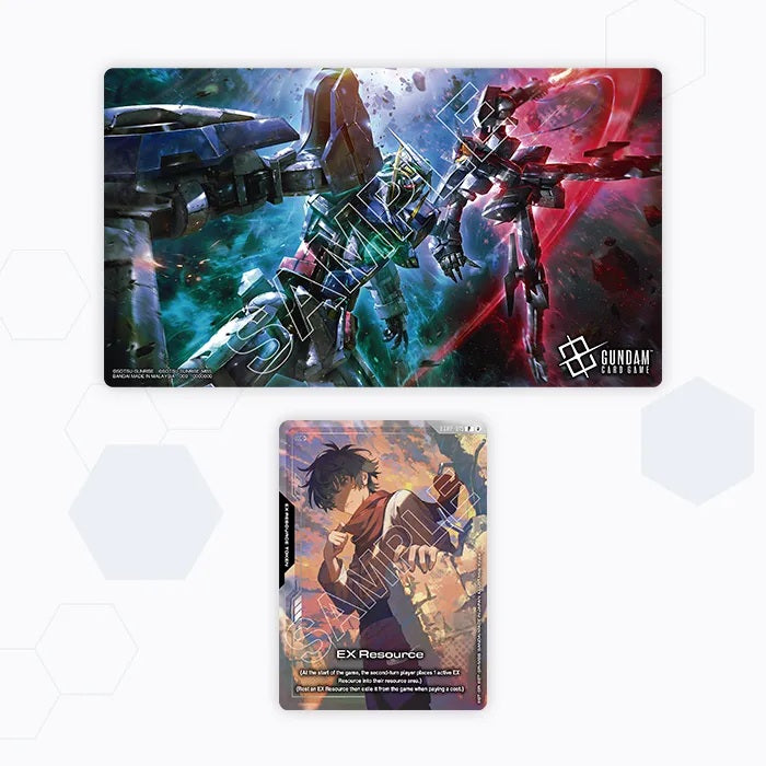 Gundam Card Game - Playmat & Card Case Set - Mobile Suit Gundam 00
