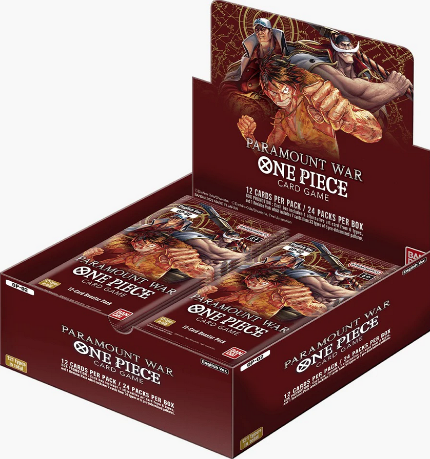 One Piece Card Game - OP02 - Paramount War - Booster Box
