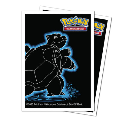 Ultra Pro - Pokémon - Deck Protector Neon Kanto - Blastoise Card Sleeves 105CT