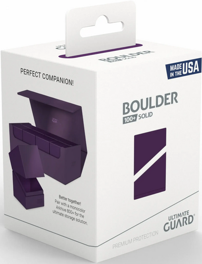 Ultimate Guard - Boulder 100+ - Deck Case - Solid Purple
