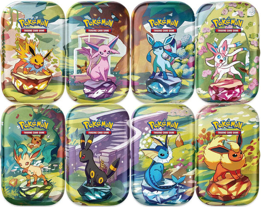 Pokémon - Prismatic Evolutions - Mini Tins - One Variation Chosen At Random