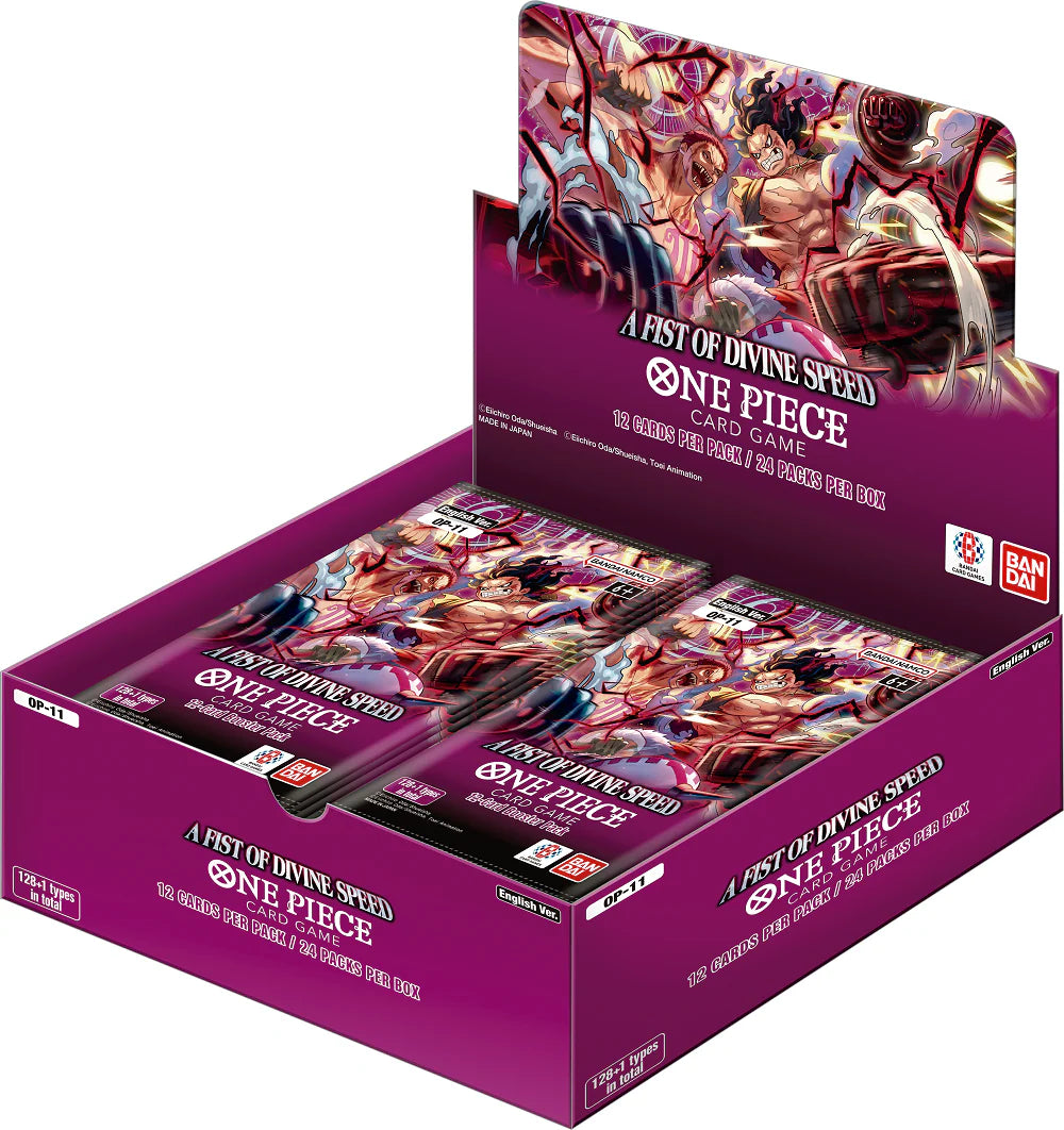 One Piece Card Game - OP11 - A Fist Of Divine Speed - Booster Box