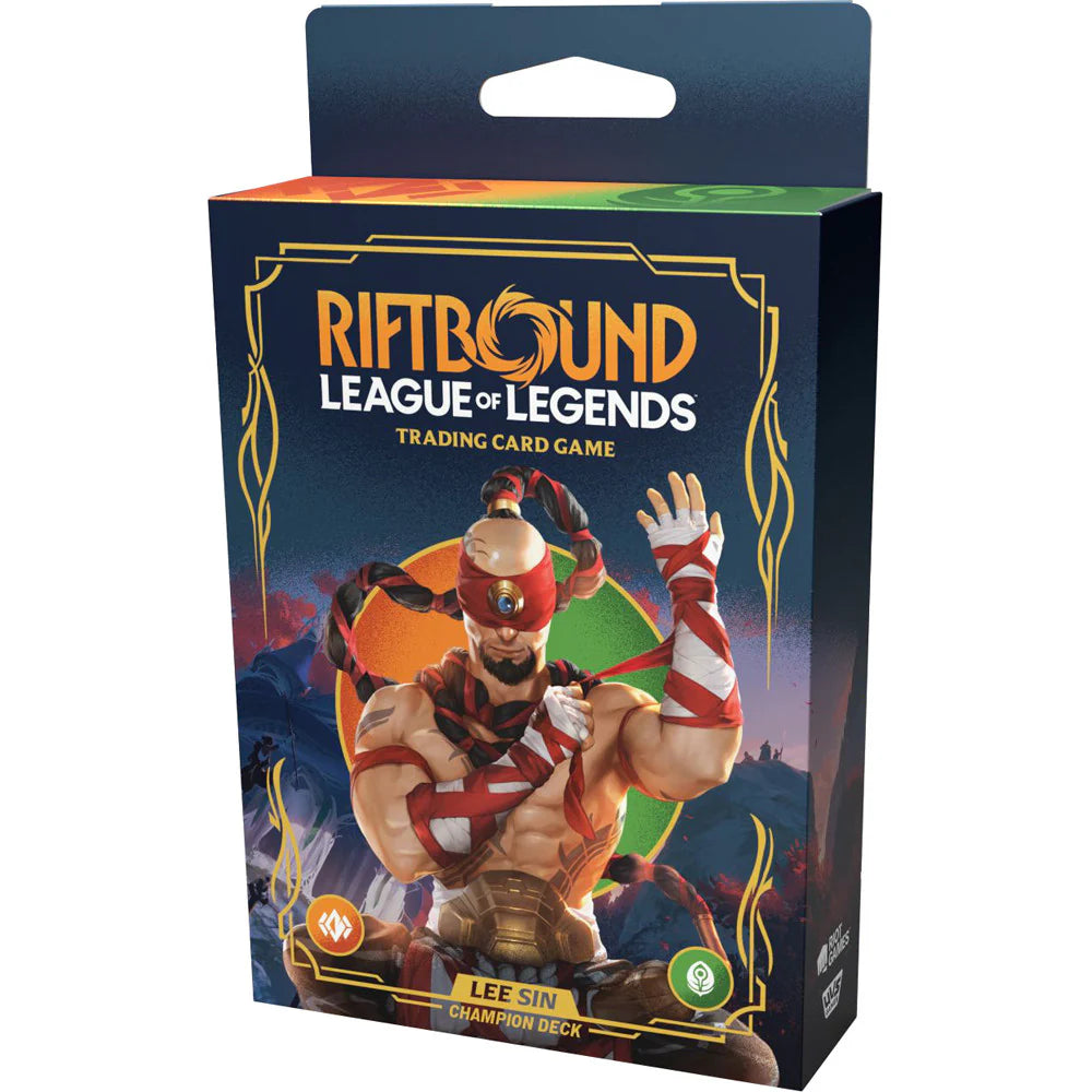 League Of Legends Riftbound TCG - Origins Champion Deck - Lee Sin