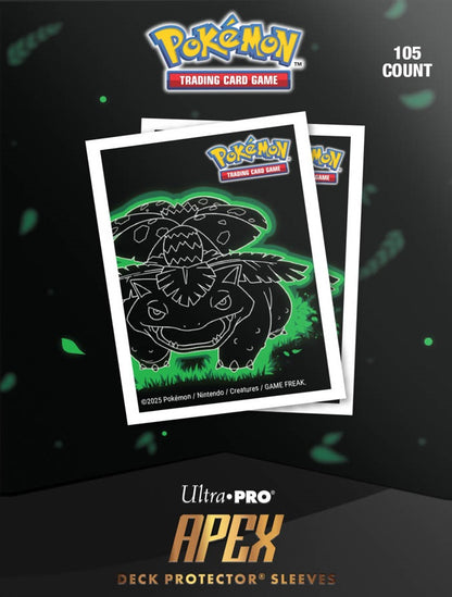 Ultra Pro - Pokémon - Deck Protector Neon Kanto - Venusaur Card Sleeves 105CT