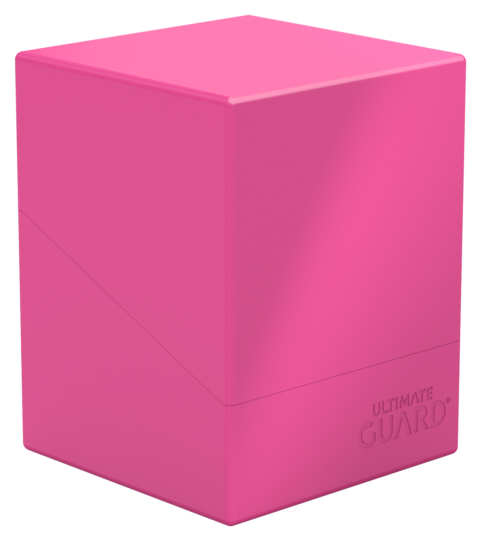 Ultimate Guard - Boulder 100+ - Deck Case - Solid Neon Pink