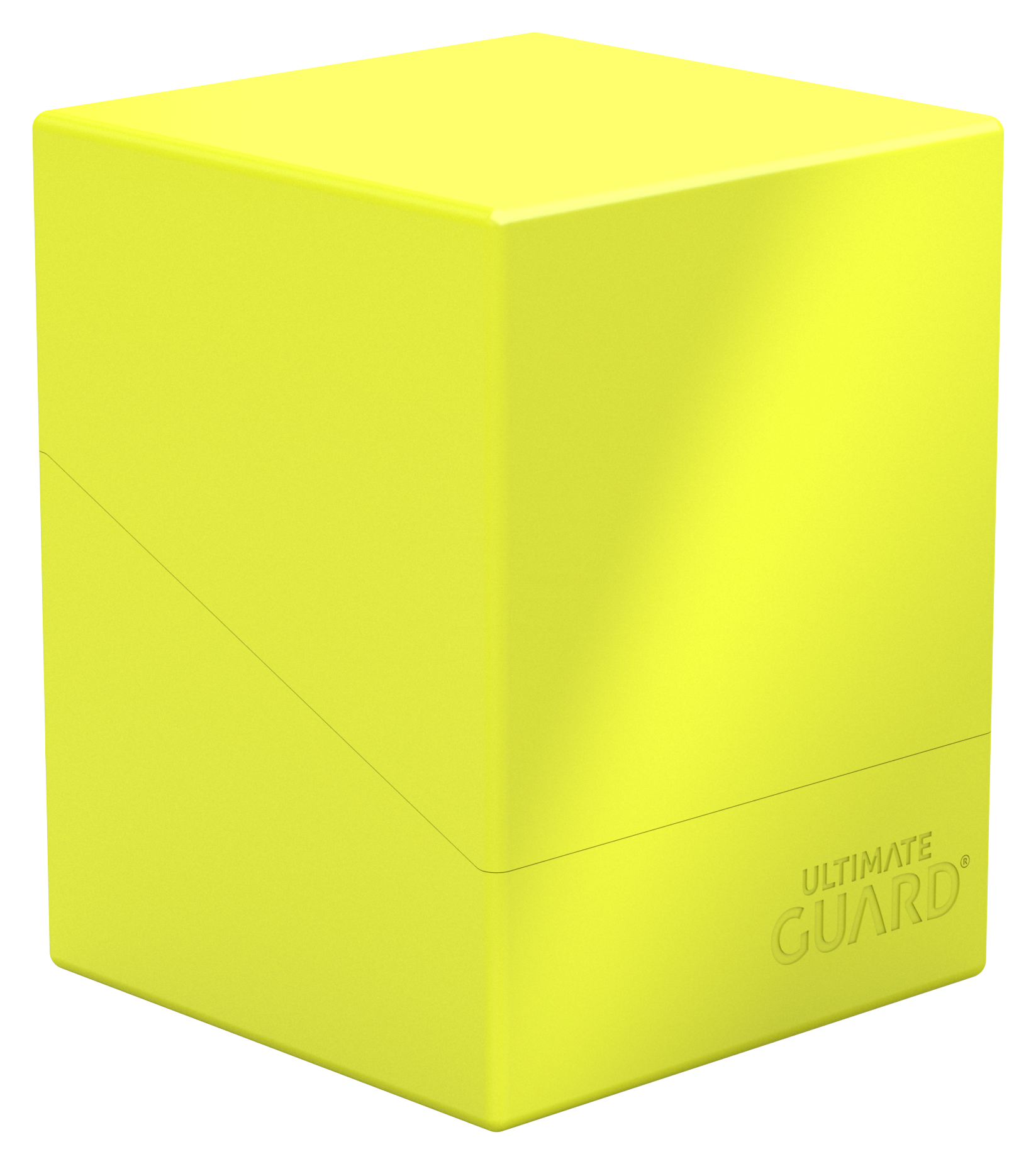 Ultimate Guard - Boulder 100+ - Deck Case - Solid Neon Yellow