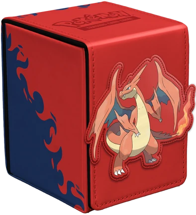 Ultra Pro - Pokémon - Alcove Flip Deck Box - Mega Charizard Y