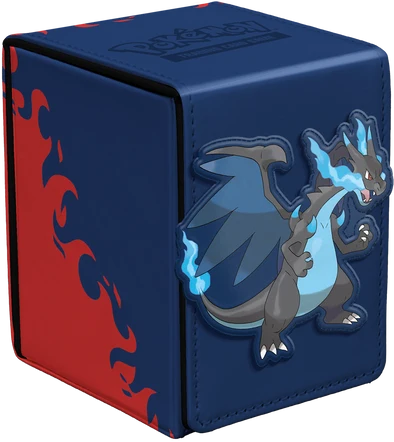 Ultra Pro - Pokémon - Alcove Flip Deck Box - Mega Charizard X