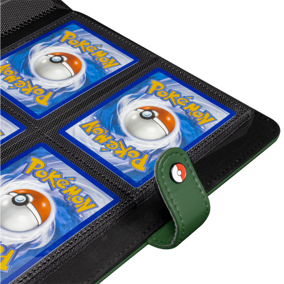 Pokémon - Premium Green 4-Pocket Snap Binder