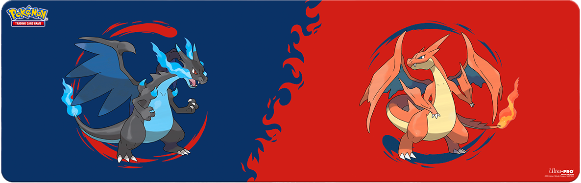 Ultra Pro - Pokémon - 8FT Table Playmat - Mega Charizard X & Y