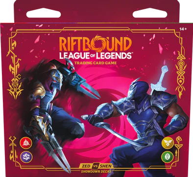 League Of Legends Riftbound TCG - Vendetta Showdown Deck - Zed Vs Shen