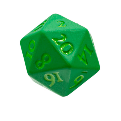 Ultra Pro - Dice Set - Heavy Metal 2 Piece D20 - Vivid Green