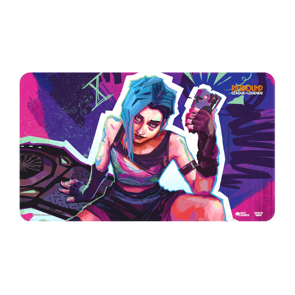Riftbound - League Of Legends - Playmat - Origins Art Jinx