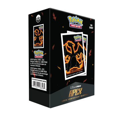 Ultra Pro - Pokémon - Deck Protector Neon Kanto - Charizard Card Sleeves 105CT