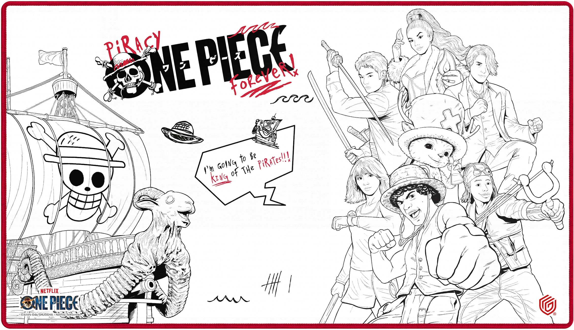 Ultimate Guard - One Piece - Playmat - Sketch