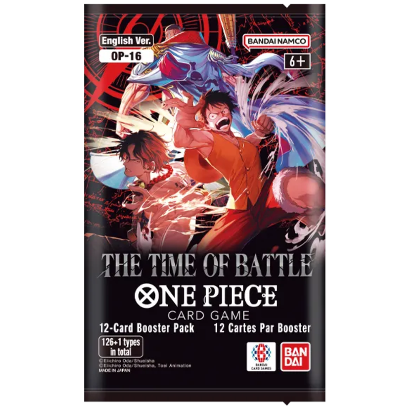 One Piece Card Game - OP16 - The Time Of Battle - Sleeved Booster Pack