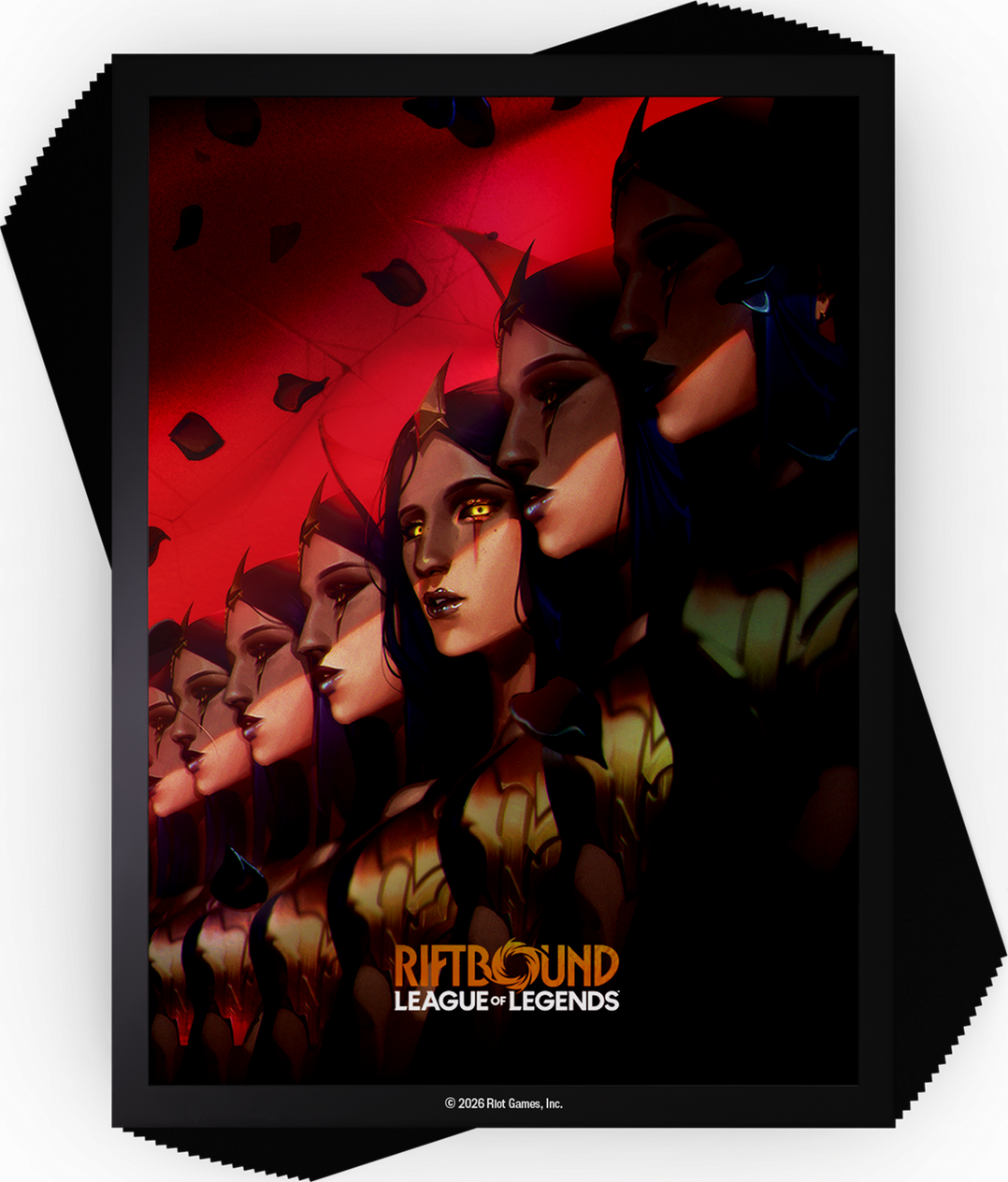 Riftbound - League Of Legends - Sleeves - Unleashed Art LeBlanc