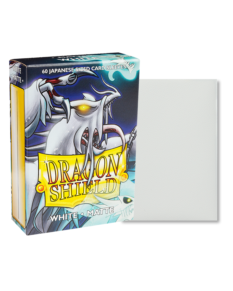 Dragon Shield - Japanese Size - White Matte 60CT