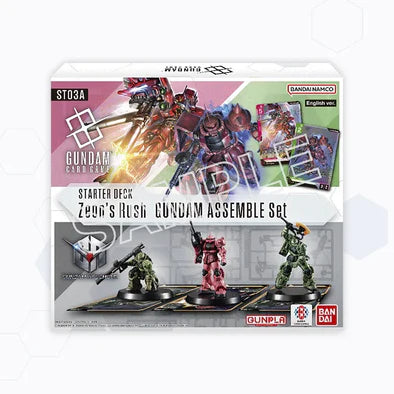 Gundam Card Game - Starter Deck Gundam Assemble - ST03A - Zeon's Rush