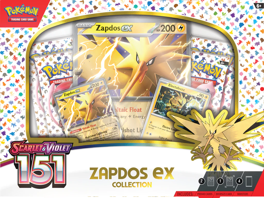 Pokémon - 151 - Zapdos EX Collection